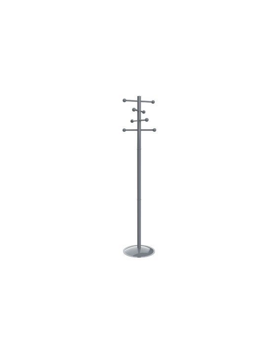 Perchero maul saphir lite 8 colgadores color gris altura 171 cm