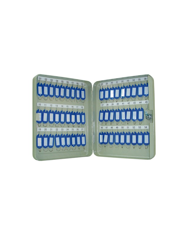 Armario metalico portallaves q-connect 300x240x60 mm para 54 llaves
