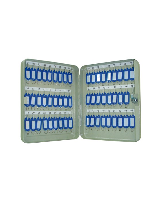Armario metalico portallaves q-connect 300x240x60 mm para 54 llaves