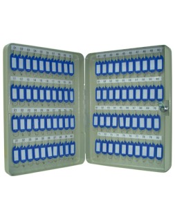 Armario metalico portallaves q-connect 370x280x60 mm para 80 llaves