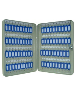 Armario metalico portallaves q-connect 370x280x60 mm para 80 llaves