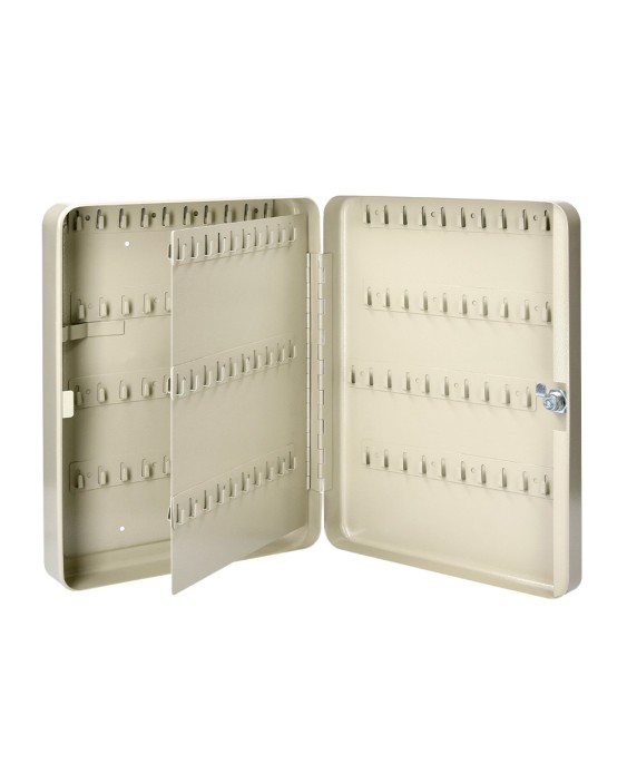 Armario metalico portallaves q-connect 370x280x80 mm para 140 llaves