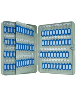 Armario metalico portallaves q-connect 370x280x80 mm para 140 llaves