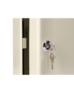 Armario metalico portallaves q-connect 370x280x80 mm para 140 llaves