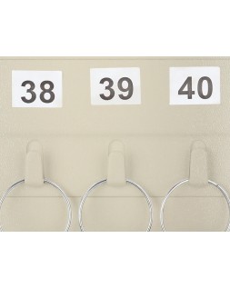 Armario metalico portallaves q-connect 370x280x80 mm para 140 llaves