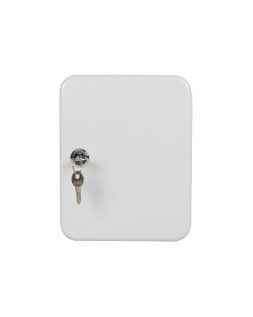 Armario metalico portallaves q-connect chapa de acero cerradura de seguridad 200x160x60 mm para 20 llaves