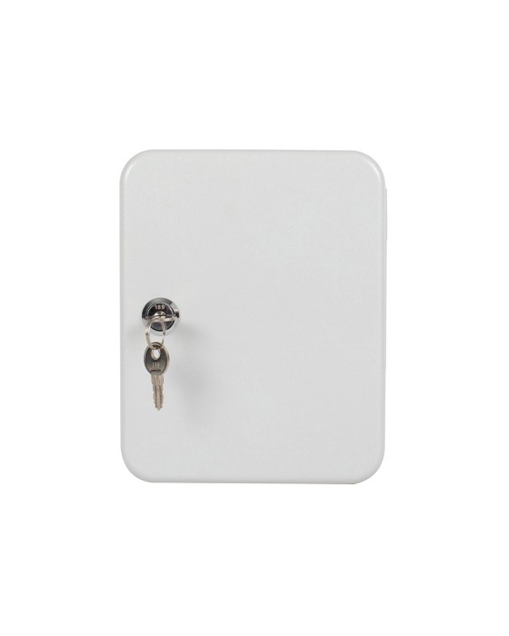 Armario metalico portallaves q-connect chapa de acero cerradura de seguridad 200x160x60 mm para 20 llaves