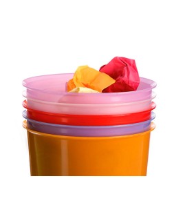 Papelera plastico archivo 2000 violeta translucido 16 litros 290x310 mm
