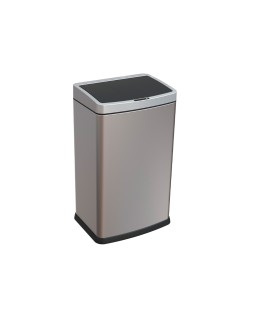Papelera metalica q-connect con sensor automatico capacidad 30 litros 500x240x330 mm