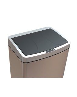 Papelera metalica q-connect con sensor automatico capacidad 30 litros 500x240x330 mm