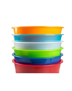 Papelera plastico q-connect gris opaco 13 litros 275x285 mm