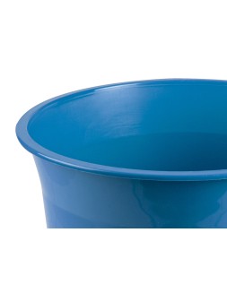 Papelera plastico liderpapel celeste opaco 13 litros 275x285 mm