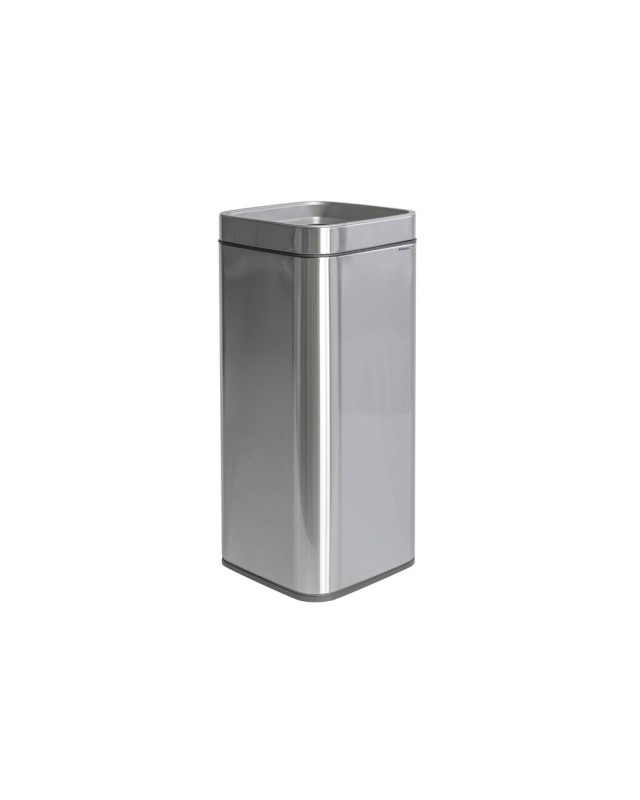 Papelera metalica maul prme acero inoxidable 30 litros
