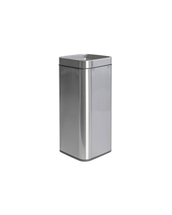 Papelera metalica maul prme acero inoxidable 30 litros