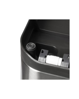 Papelera metalica maul cycle acero inoxidable con pedal 20+20 litros