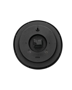 Reloj q-connect de pared plastico oficina redondo 34 cm marco negro
