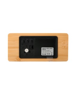 Reloj q-connect sobremesa digital con temperatura 150x45x70mm