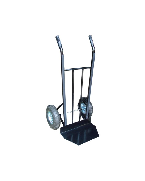 Carretilla portapaquetes q-connect con ruedas carga 250 kg 1250x556x625 mm