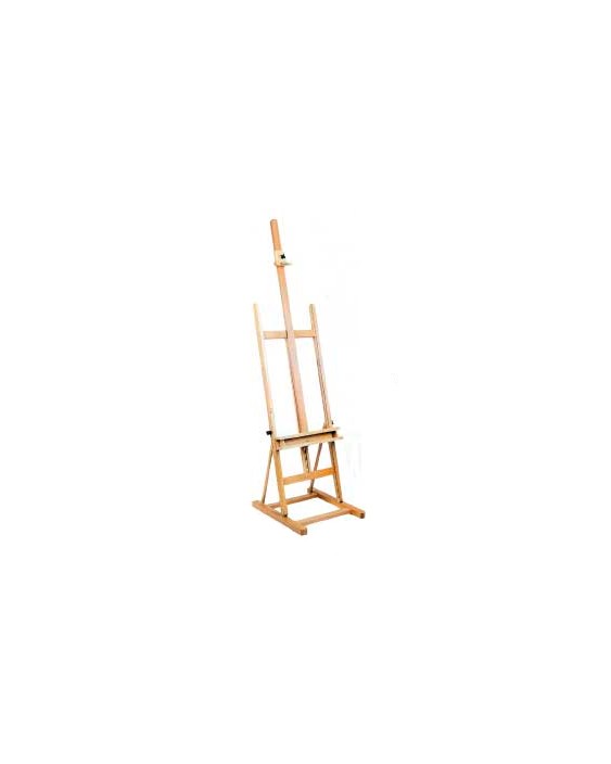 Caballete pintor artist estudio madera 47x54x185cm