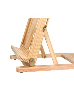 Caballete pintor liderpapel sobremesa madera fsc 80x27,5x30 cm