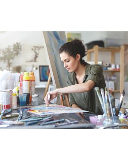 Caballete pintor liderpapel madera fsc 175x58,5x75 cm