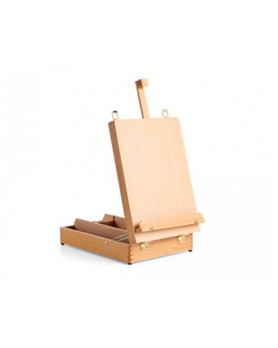 Caballete pintor winsor&newton liffey madera sobremesa caja