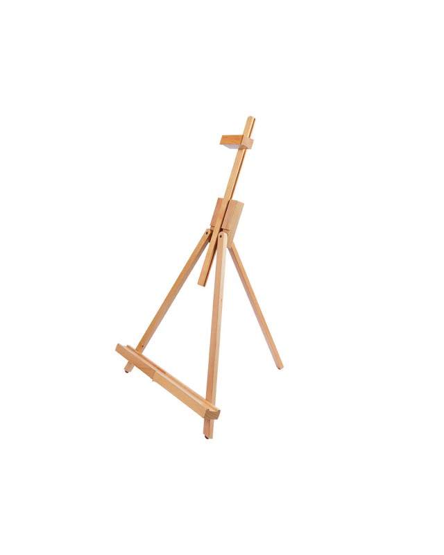 Caballete pintor de sobremesa liderpapel madera de haya barnizado 47x38x31 cm certificado fsc