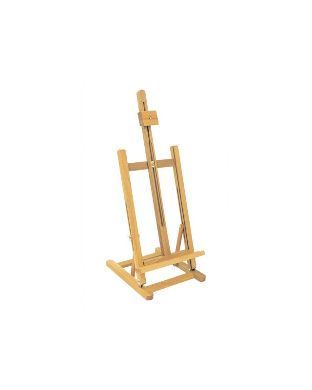 Caballete pintor de sobremesa liderpapel madera de pino barnizado 80x27,5x30 cm certificado fsc