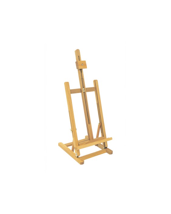 Caballete pintor de sobremesa liderpapel madera de pino barnizado 80x27,5x30 cm certificado fsc