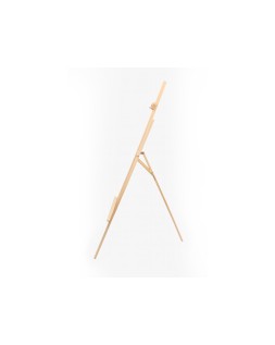 Caballete de pie pintor liderpapel madera de pino barnizado 58,5x175x75 cm certificado fsc