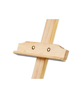 Caballete de pie pintor liderpapel madera de pino barnizado 58,5x175x75 cm certificado fsc