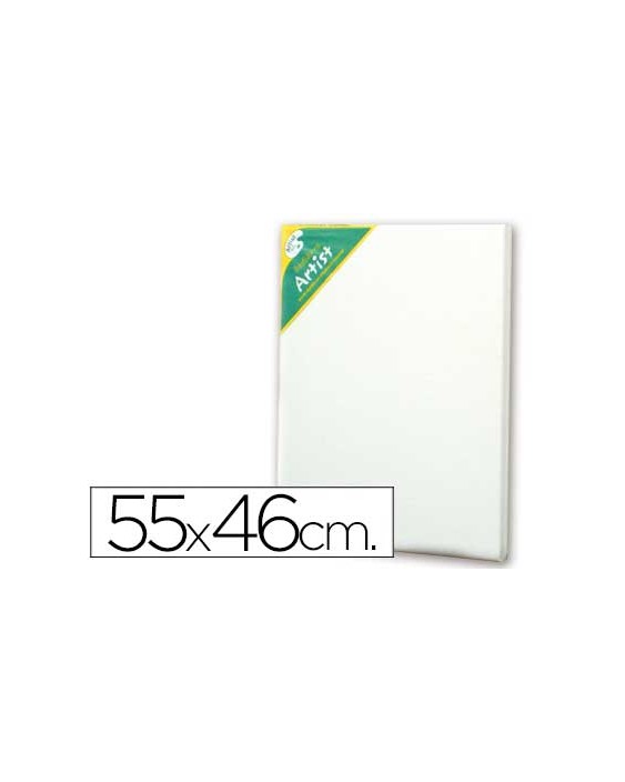 Bastidor artist 10f lienzo grapado trasero algodon 100% 55x46 cm