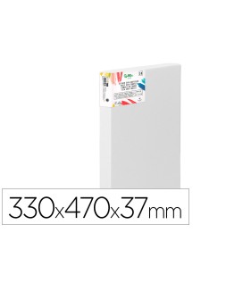 Bastidor 3d extragrueso liderpapel 6f grapado parte trasera algodon 100% 33x41 cm gramaje 380g/m2 certificado