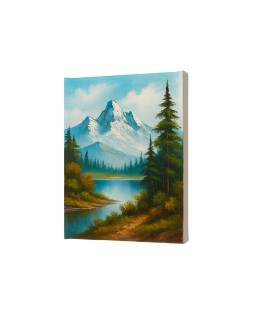 Bastidor 3d extragrueso liderpapel 6f grapado parte trasera algodon 100% 33x41 cm gramaje 380g/m2 certificado