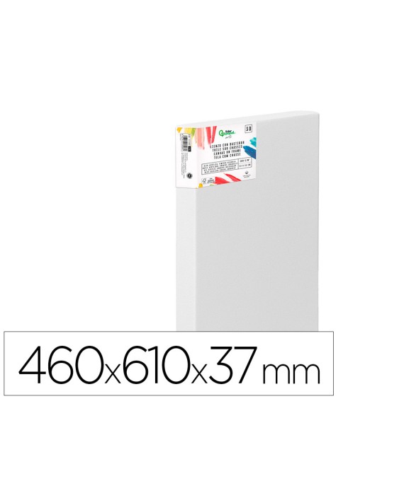 Bastidor 3d extragrueso liderpapel 12p grapado parte trasera algodon 100% 46x61 cm gramaje 380g/m2 certificado