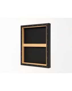 Bastidor negro liderpapel 4p lienzo grapado parte trasera algodon 100% 22x33 cm gramaje 320g/m2 certificado fsc