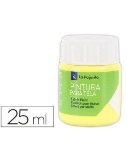 Pintura para tela la pajarita amarillo claro 25 ml