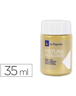 Pintura metalizada la pajarita oro rico 35 ml