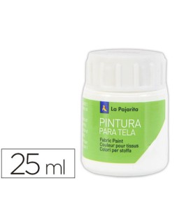 Pintura para tela la pajarita blanco 25 ml