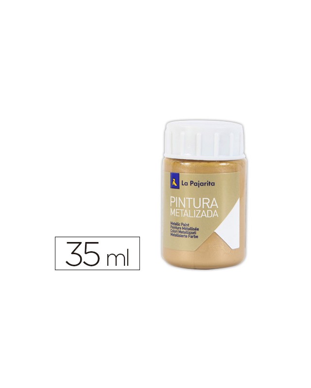 Pintura metalizada la pajarita oro ducado 35 ml