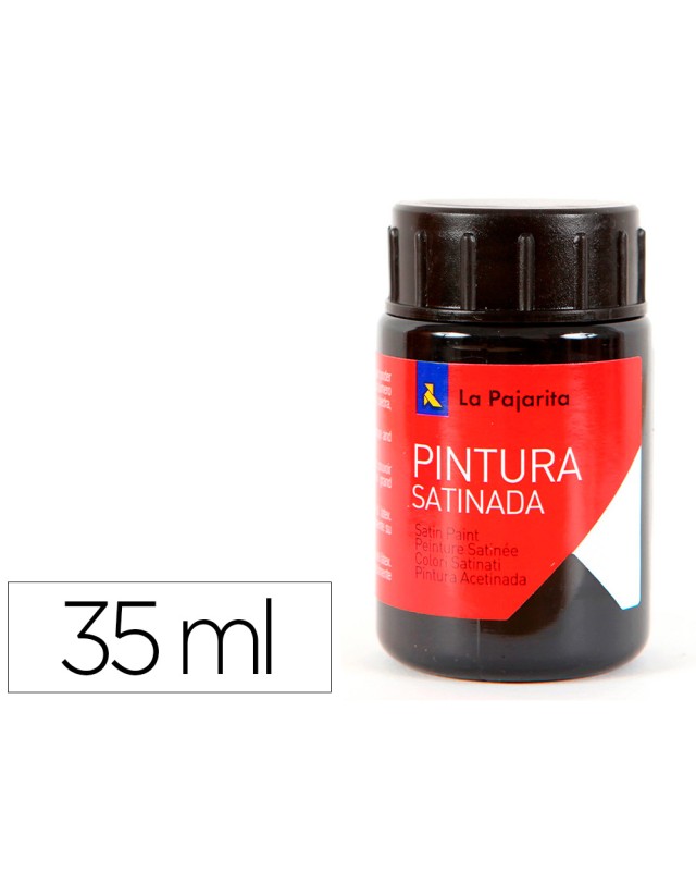 Pintura latex la pajarita negro 35 ml