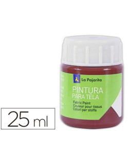 Pintura para tela la pajarita rojo ingles 25 ml