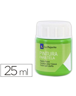 Pintura para tela la pajarita verde primavera 25 ml