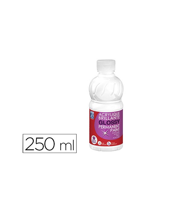 Pintura acrilica l&b brillo blanco bote de 250 ml