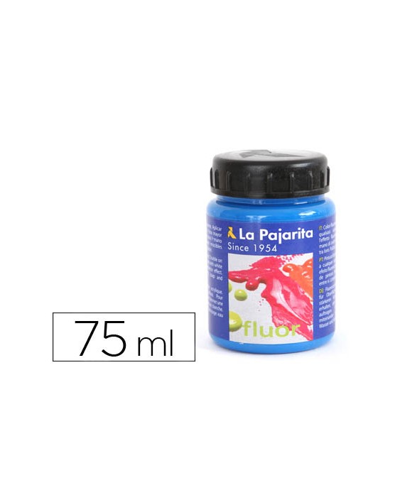 Pintura acrilica la pajarita f-05 azul luminoso 75ml