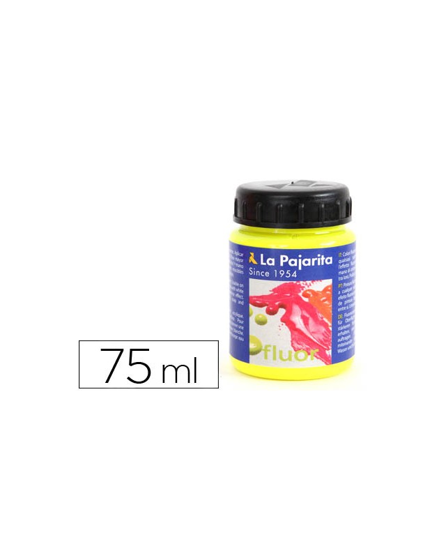 Pintura acrilica la pajarita f-01 amarillo canario 75ml