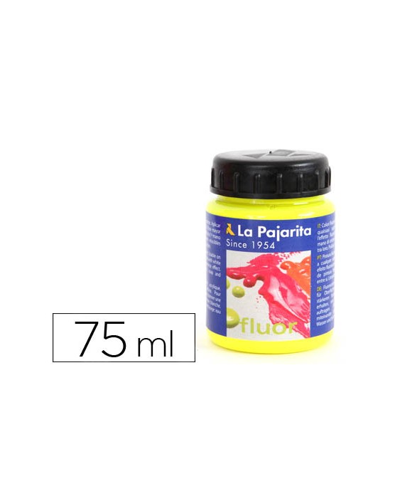 Pintura acrilica la pajarita f-01 amarillo canario 75ml