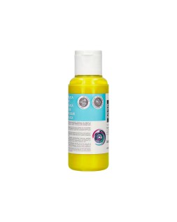 Pintura acrilica liderpapel bote de 80 ml amarillo