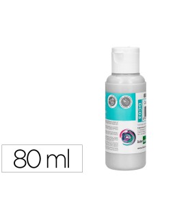 Pintura acrilica liderpapel bote de 80 ml blanco