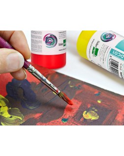 Pintura acrilica liderpapel bote de 80 ml blanco